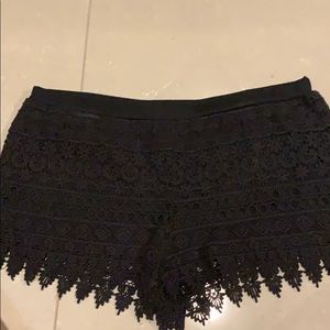 Lace shorts